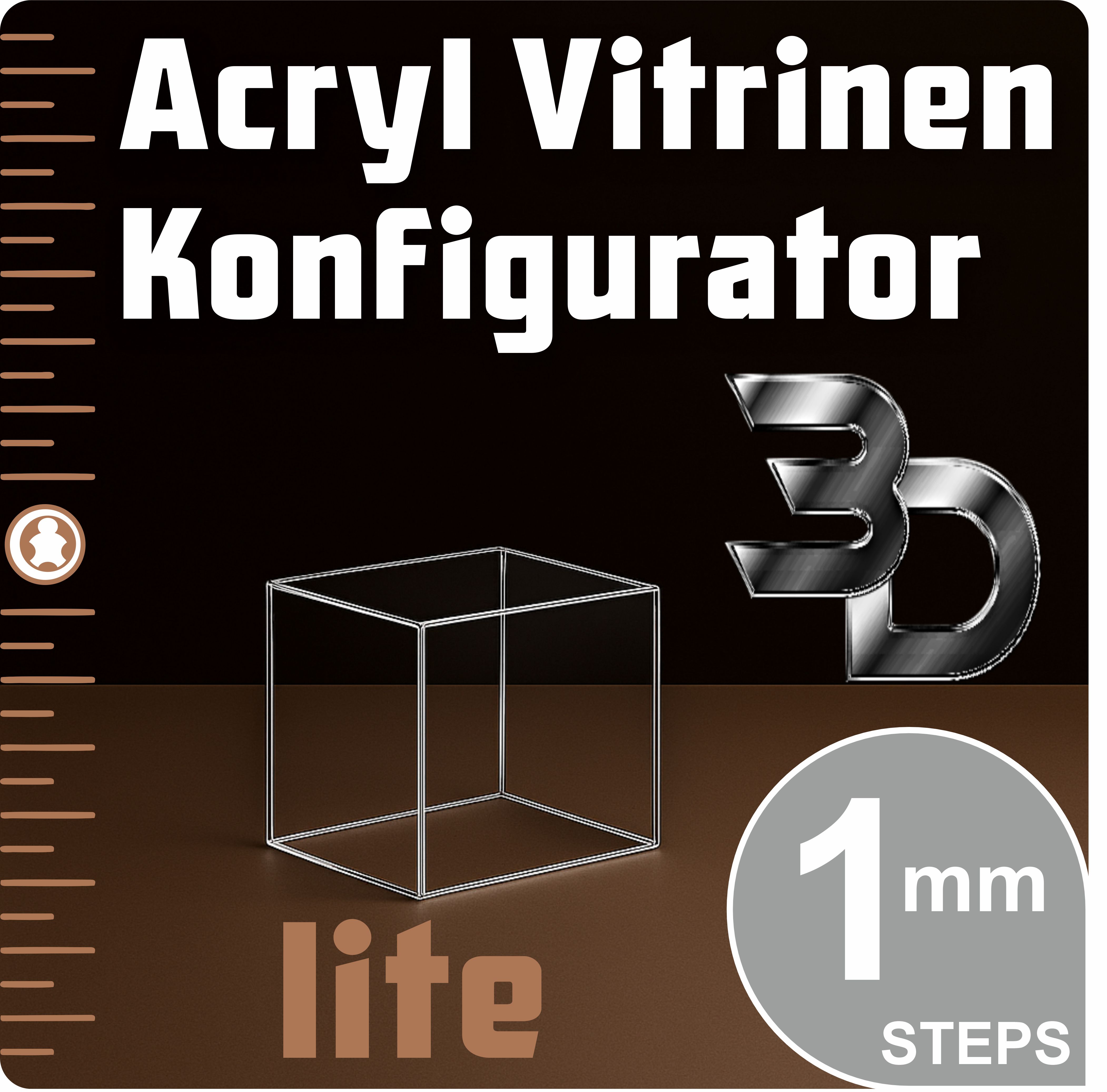 Modell Vitrinen Konfigurator 1 mm lite