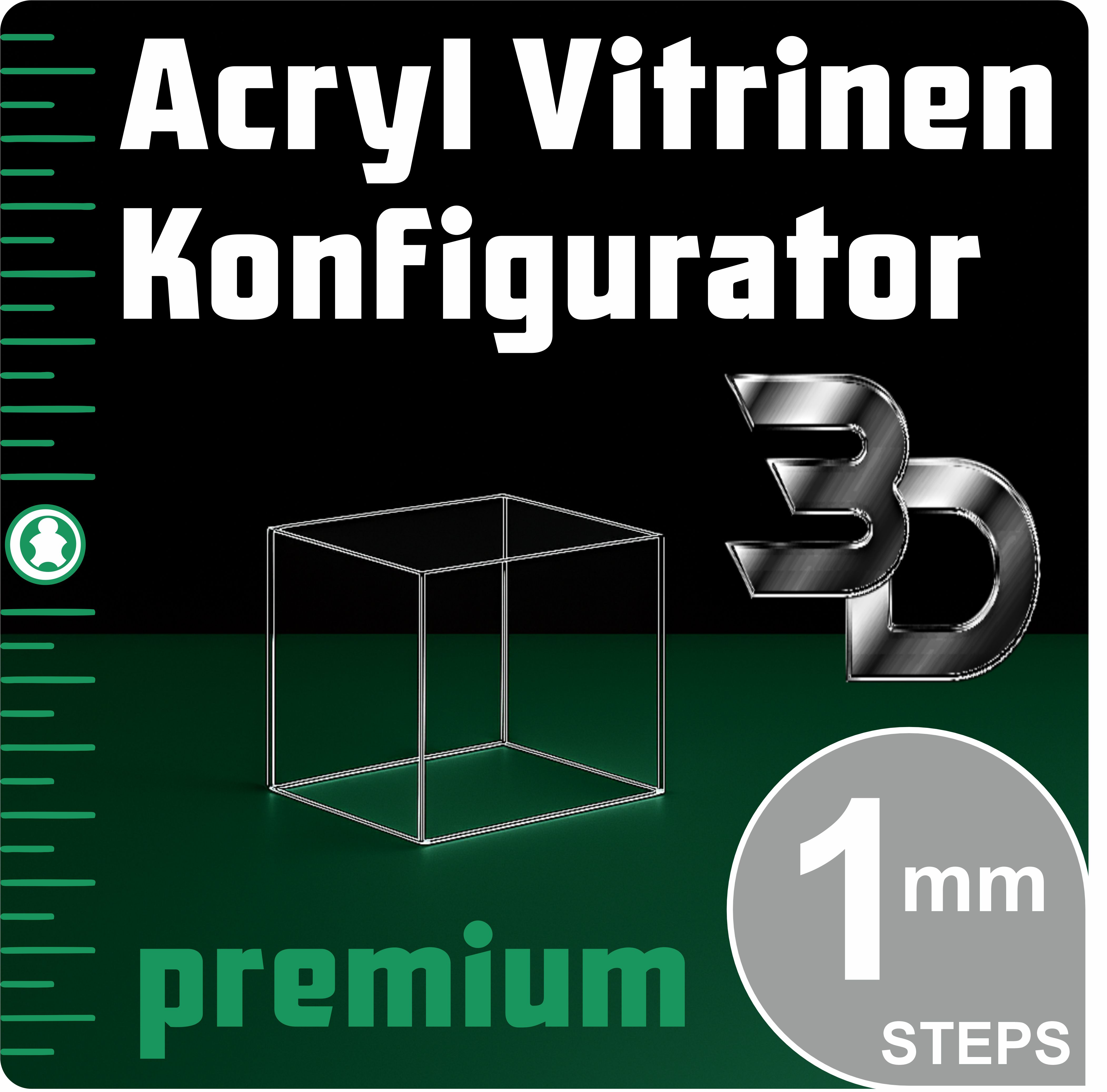 Modell Vitrinen Konfigurator 1 mm premium