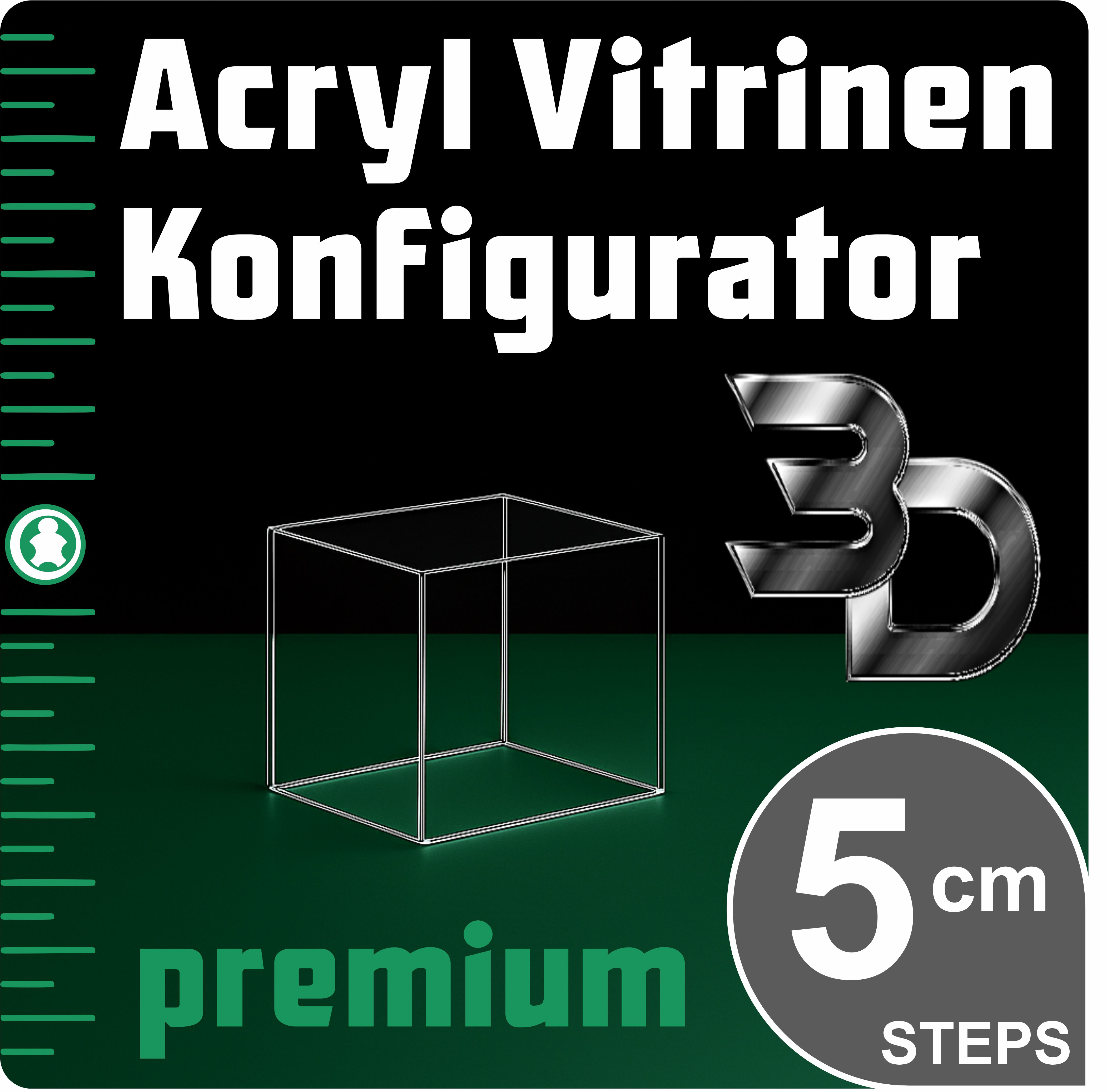 Modell Vitrinen Konfigurator 5 cm premium